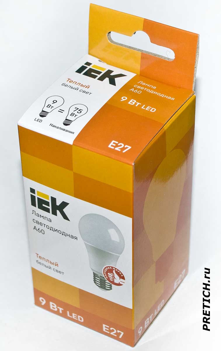 iEK LED A60 светодиодная лампа E27 полное описание iEK LED A60 светодиодная лампа E27 полное описание