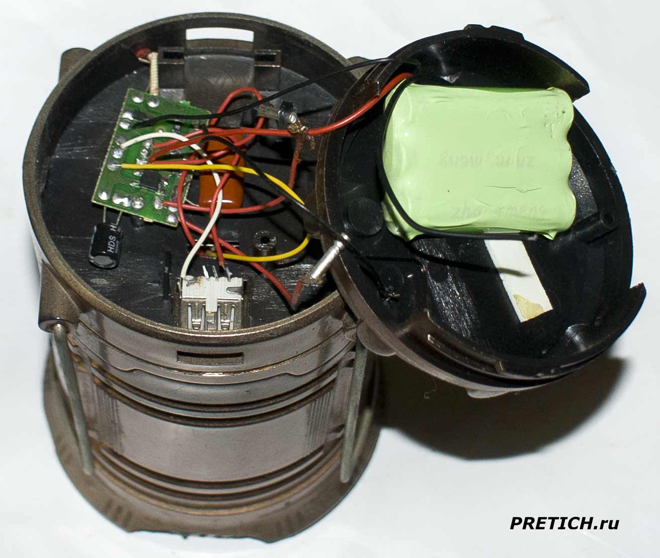 Sihong SH-5800T разборка светодиодного фонарика шаг 1 Sihong SH-5800T разборка светодиодного фонарика шаг 1