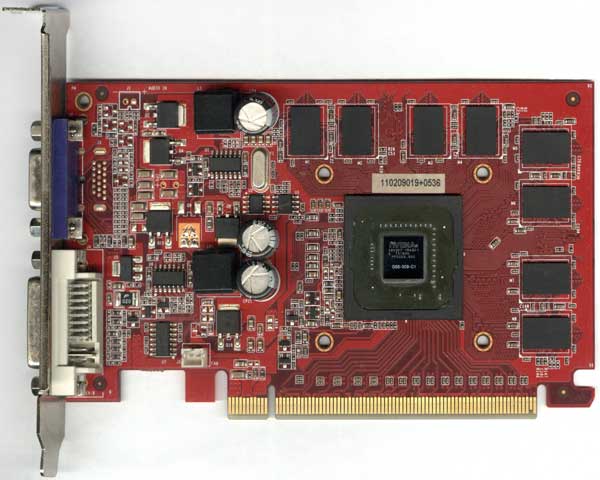 Palit GF9500GT видеочип NVIDIA G96-309-C1 описание и разборка
