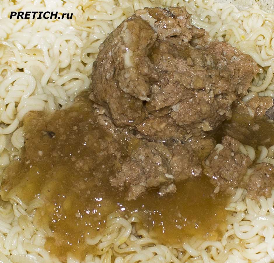 Отвратительное месиво без мяса Семейный бюджет - тушенка кусковая говяжья Отвратительное месиво без мяса Семейный бюджет - тушенка кусковая говяжья