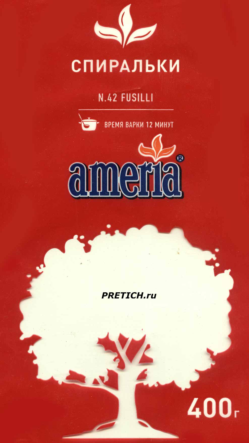 описание и отзыв на макароны Ameria спиральки №42 FUSILLI, какая цена описание и отзыв на макароны Ameria спиральки №42 FUSILLI, какая цена