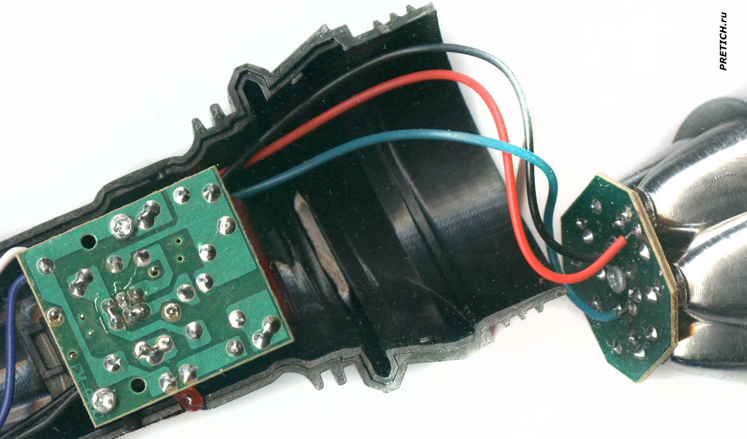 Emater EM-910 схема LED-фонарика, переделка или замена АКБ Emater EM-910 схема LED-фонарика, переделка или замена АКБ