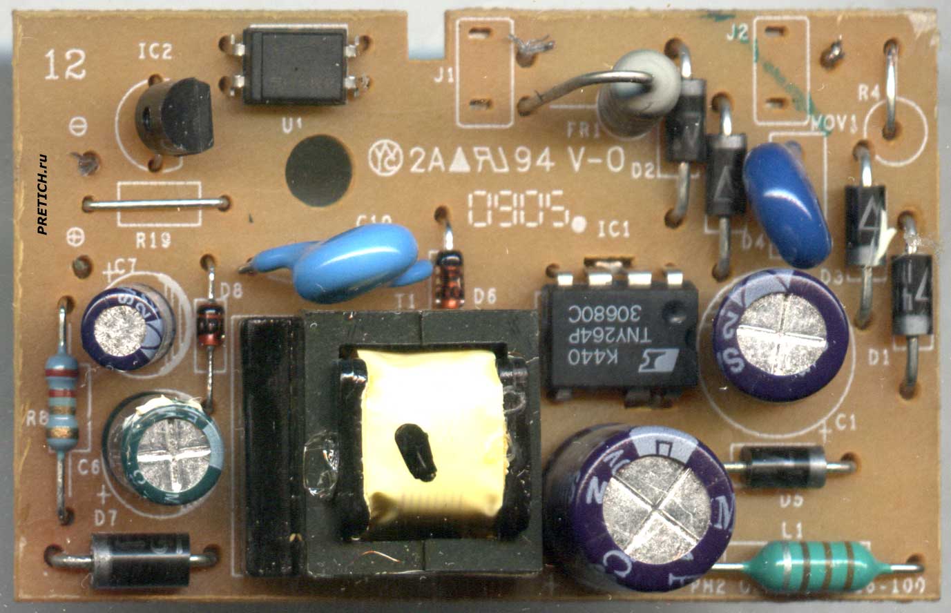 плата электроники блока питания Motorola PH252040I1 ремонт плата электроники блока питания Motorola PH252040I1 ремонт