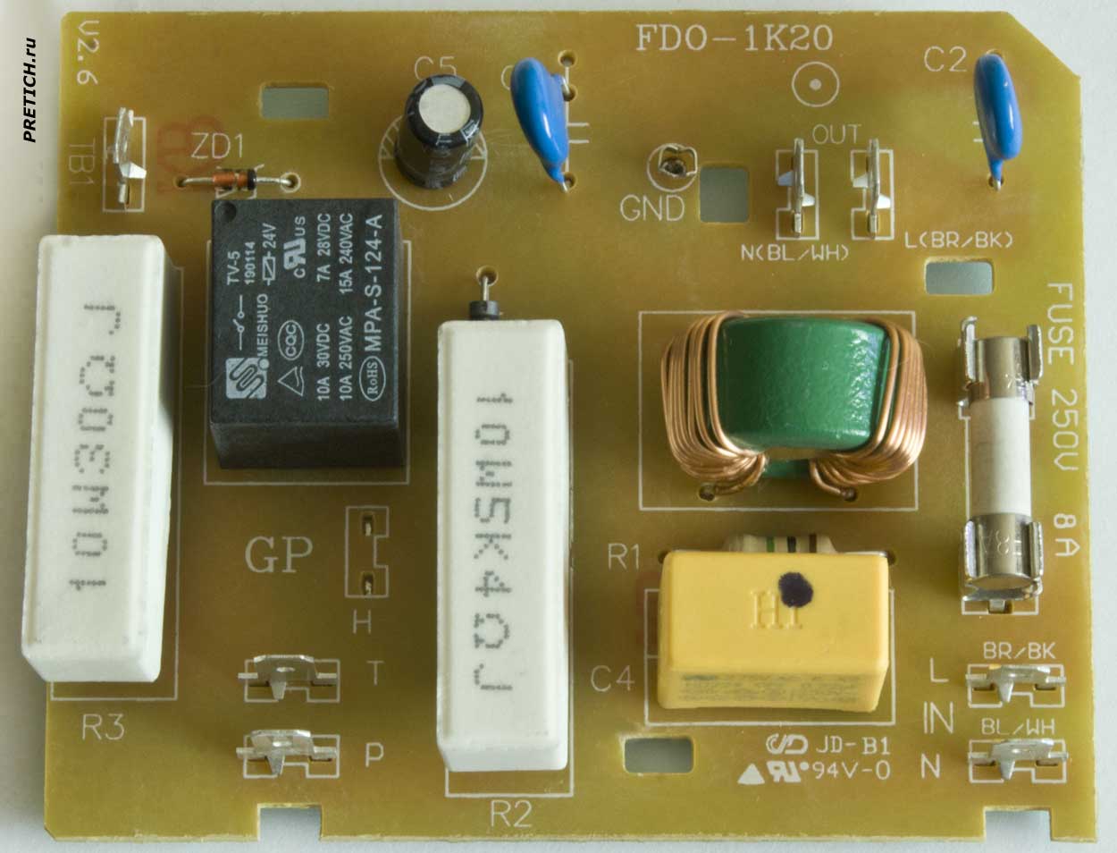 FDO-1K20 плата электроники в микроволновке BEKO MOC 20100 W FDO-1K20 плата электроники в микроволновке BEKO MOC 20100 W
