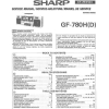 SHARP GF-780H(D), магнитола, сервис мануал