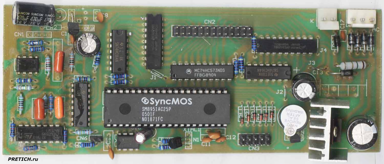 плата пограмматора на SyncMos SM8951AC25P обзор плата пограмматора на SyncMos SM8951AC25P обзор