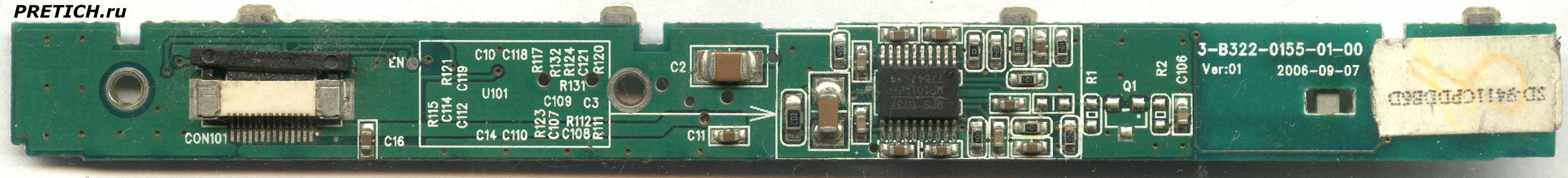 SD-9411CPDDBGD плата подсветки экрана 3-B322-0155-01-00 Ver:01 авто SD-9411CPDDBGD плата подсветки экрана 3-B322-0155-01-00 Ver:01 авто