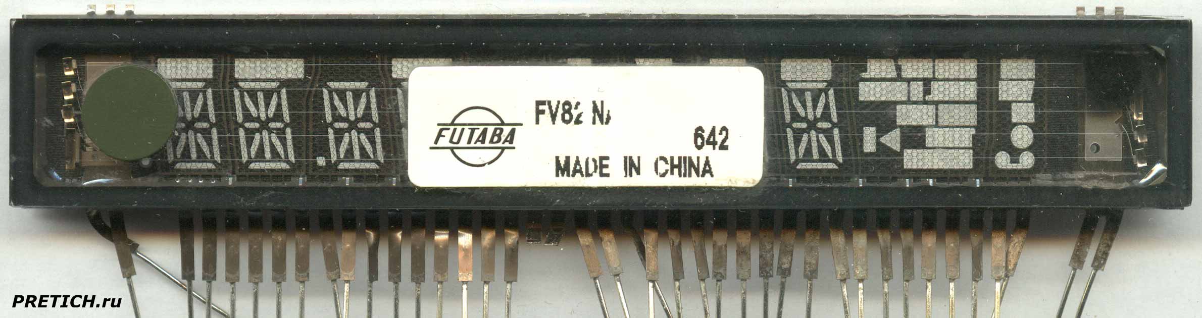 Индикатор из DVD-плеера предположительно FV821N Индикатор из DVD-плеера предположительно Futaba FV821N