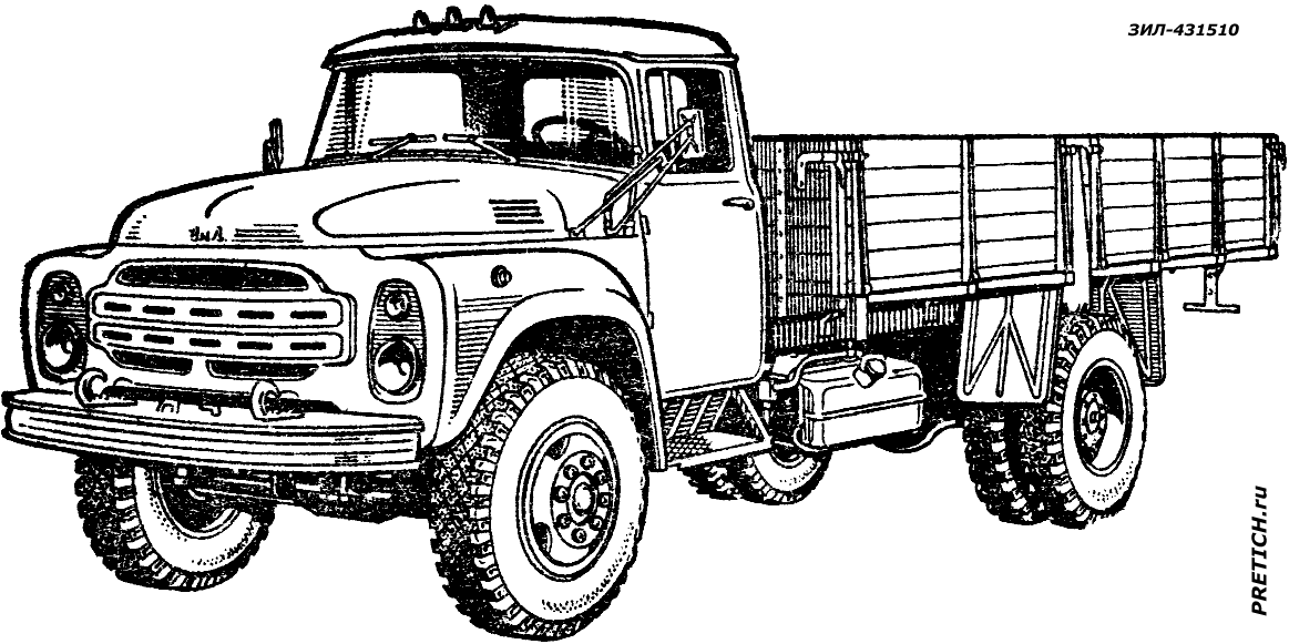 Автомобиль-тягач ЗИЛ-431510 Автомобиль-тягач ЗИЛ-431510