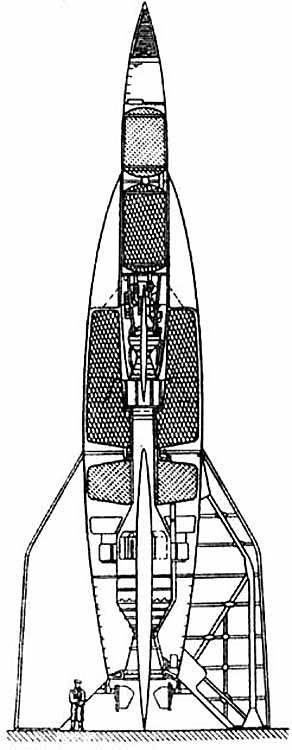 ракета А-9 А-10 для уничтожения США, чертеж ракета А-9 А-10 для уничтожения США, чертеж