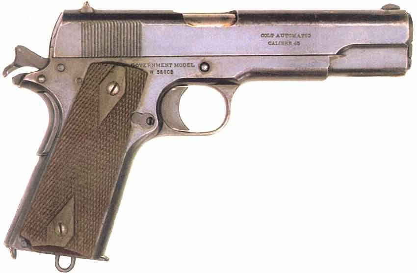 Пистолет системы Кольта образца 1911 года Пистолет системы Кольта образца 1911 года