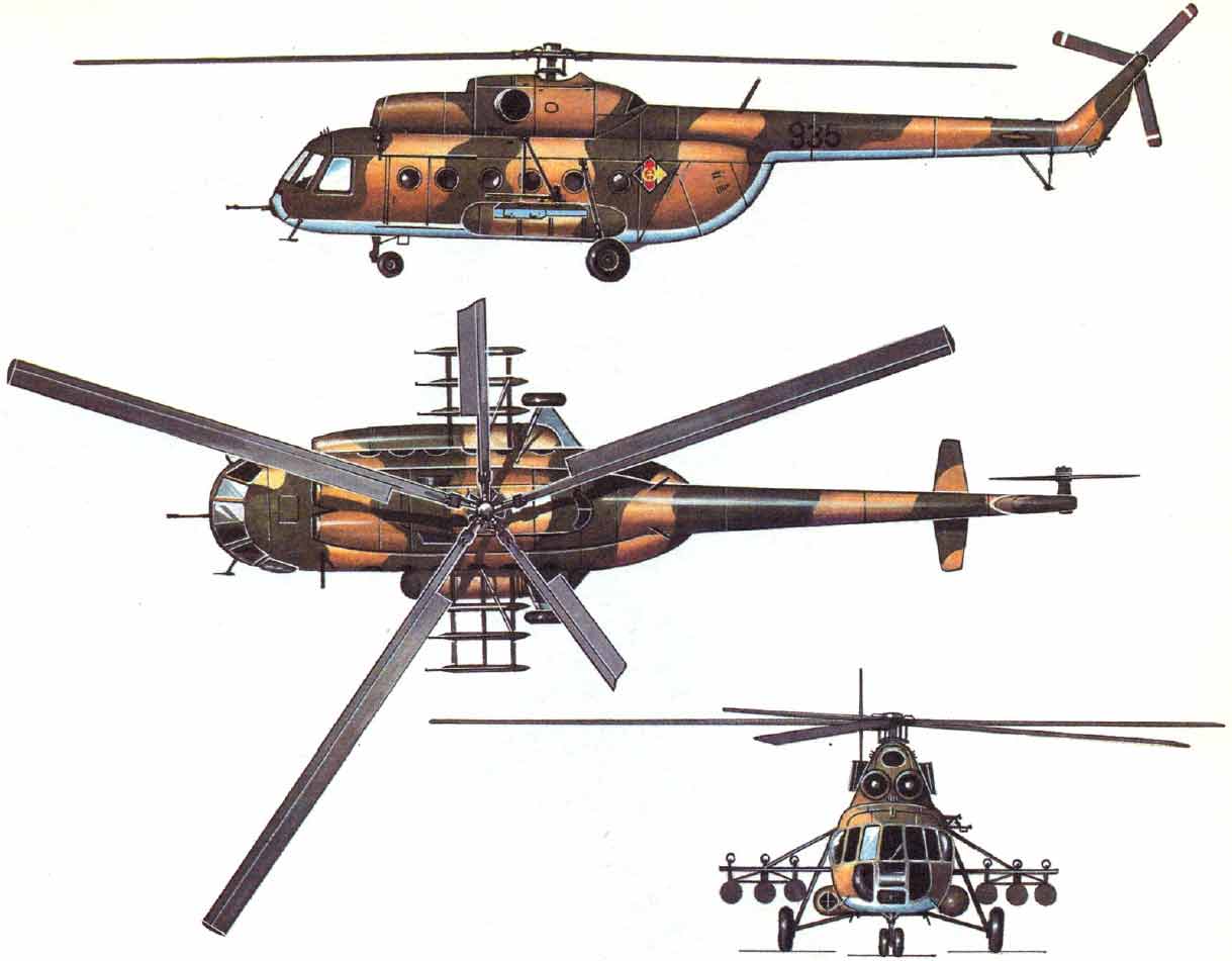чертежи вертолета Ми-8 чертежи вертолета Ми-8