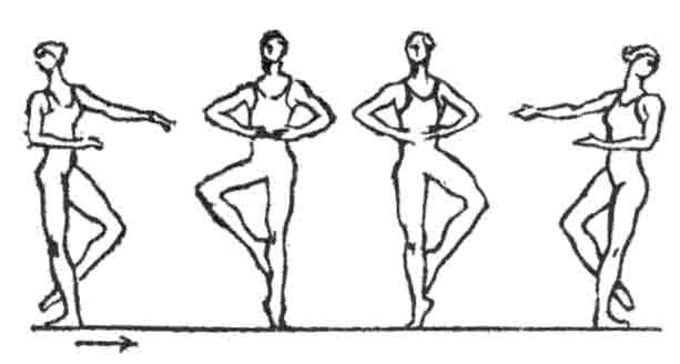 ПА-ДЕ-БУРРЕ &ndash; мелкие танцевальные шаги