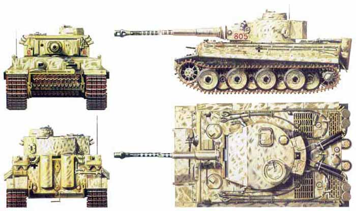Pz.Kpfw-VI Tiger - танк Тигр Pz.Kpfw-VI Tiger - танк Тигр