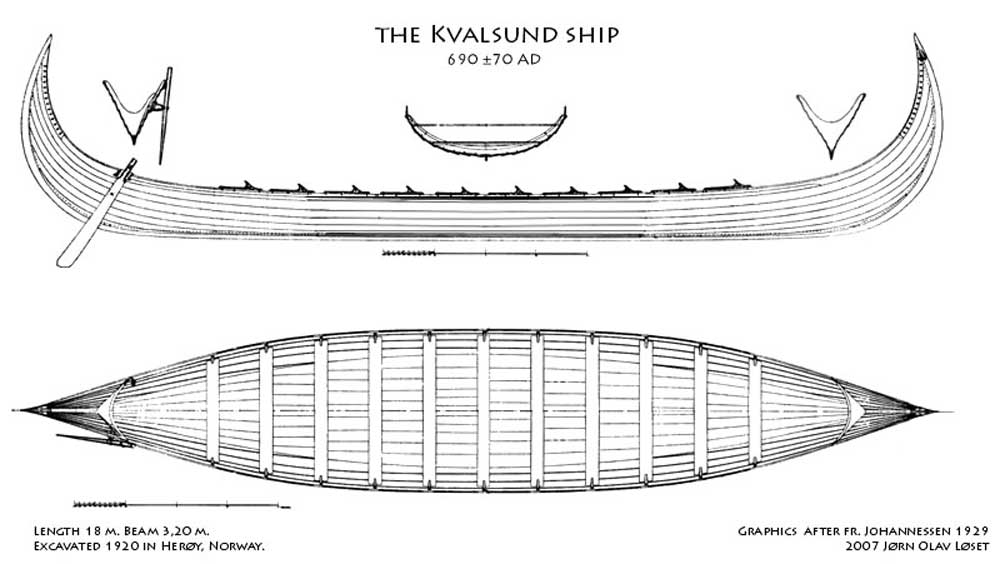 The Kvalsund ship - viking ship predessesor The Kvalsund ship - viking ship predessesor