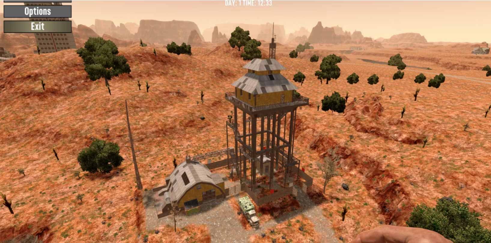 7 Days To Die сторожевая башня в Пустыне - можно ли строить здесь базу? 7 Days To Die сторожевая башня в Пустыне - можно ли строить здесь базу?