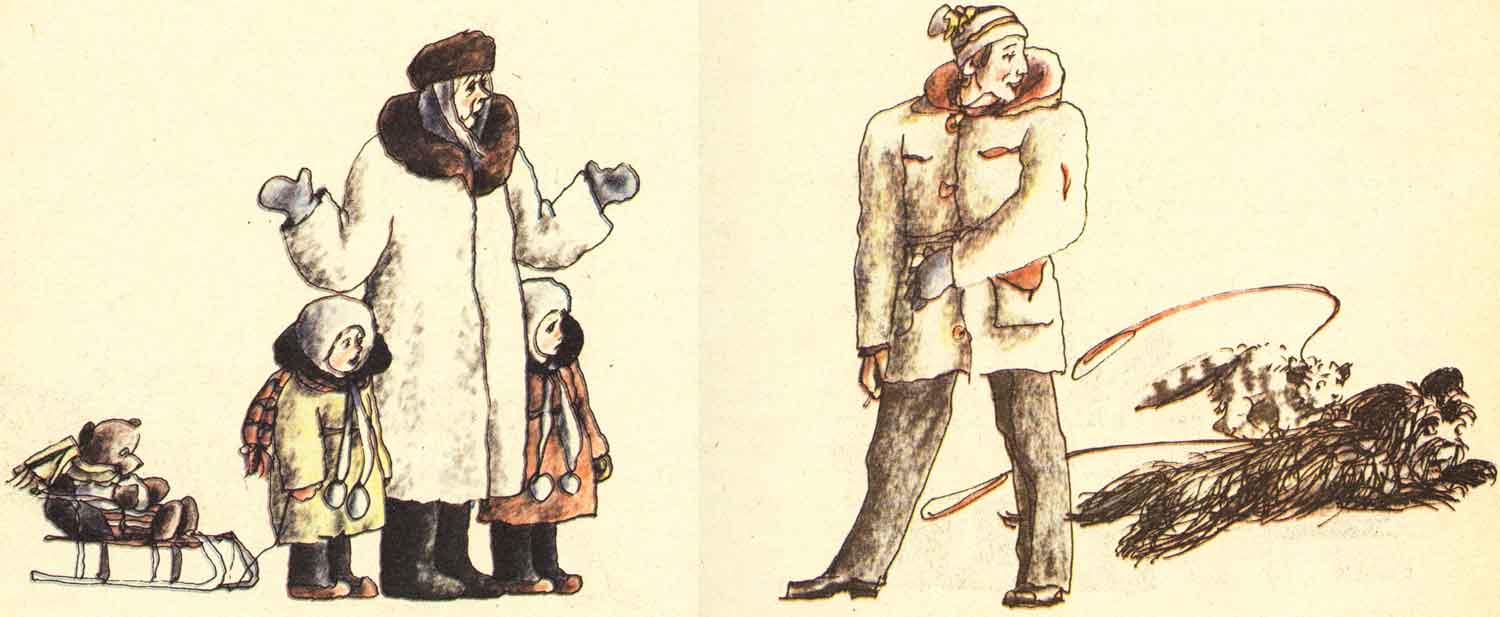 Бычков - рисунки в книгах для детей Бычков - рисунки в книгах для детей