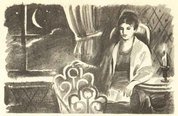 Солнце и месяц, Полонский, иллюстрации к книге Солнце и месяц, Полонский, иллюстрации к книге