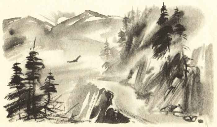 горная тропа, картинка к книге стихов горная тропа, картинка к книге стихов