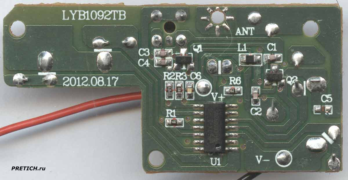 LYB1092TB схема пульт джойстик радиоуправляемых моделей LYB1092TB схема пульт джойстик радиоуправляемых моделей
