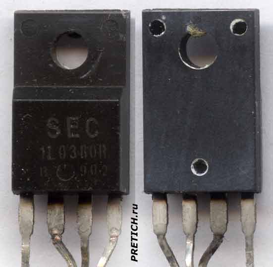 Микросхема SEC 1L0380R, стабилизатор напряжения Микросхема SEC 1L0380R, стабилизатор напряжения