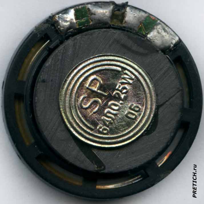 SP 64Ω 0.25W 06 китайская динамическая головка SP 64Ω 0.25W 06 китайская динамическая головка