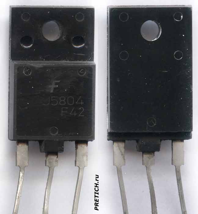 Транзистор MOSFET J5804 F42, полное имя 2SJ5804 Транзистор MOSFET J5804 F42, полное имя 2SJ5804