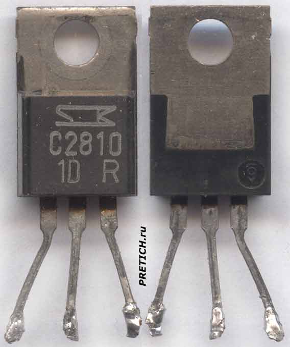 МОСФЕТ транзистор 2SC2810, на нем маркировка C2810 МОСФЕТ транзистор 2SC2810, на нем маркировка C2810