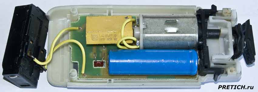 Sunny RM-1900 схема и ремонт бритвы Sunny RM-1900 схема и ремонт бритвы