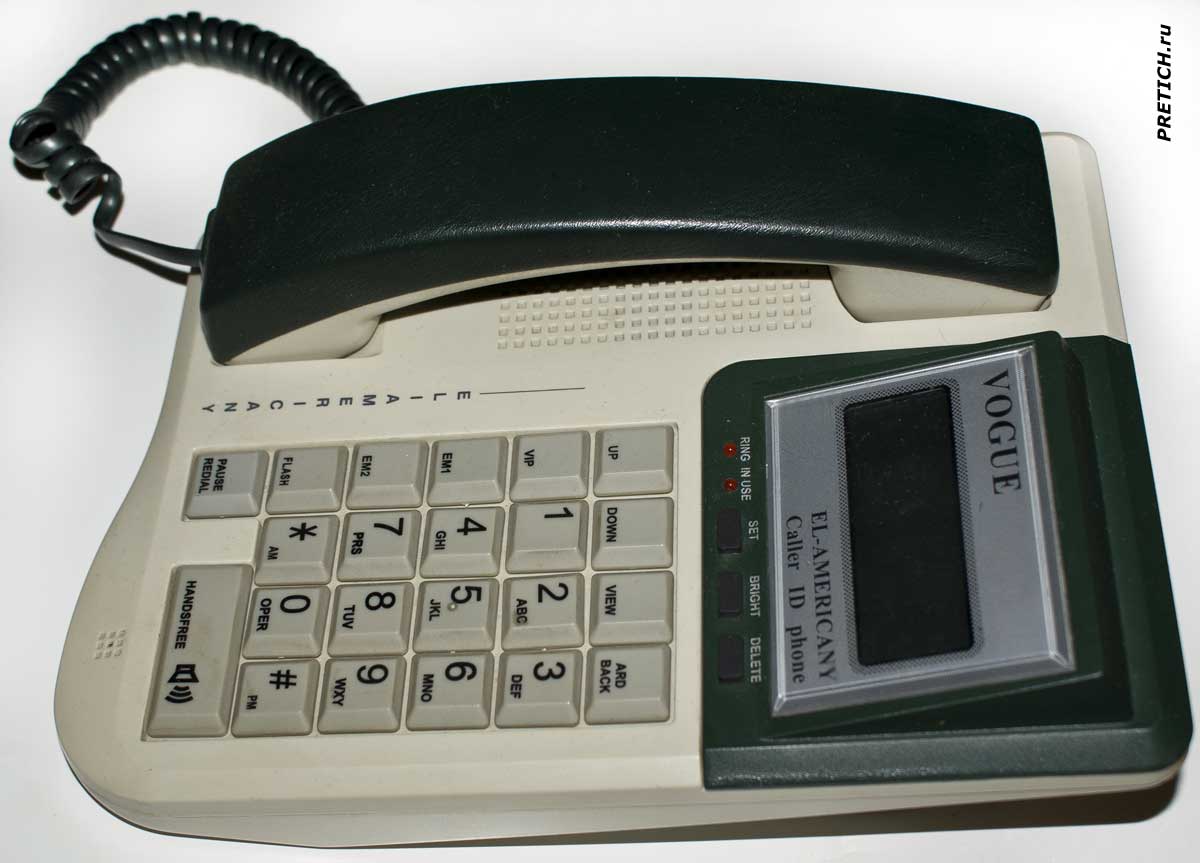 VOGUE AL-8881 обзор аналогового телефона VOGUE AL-8881 обзор аналогового телефона