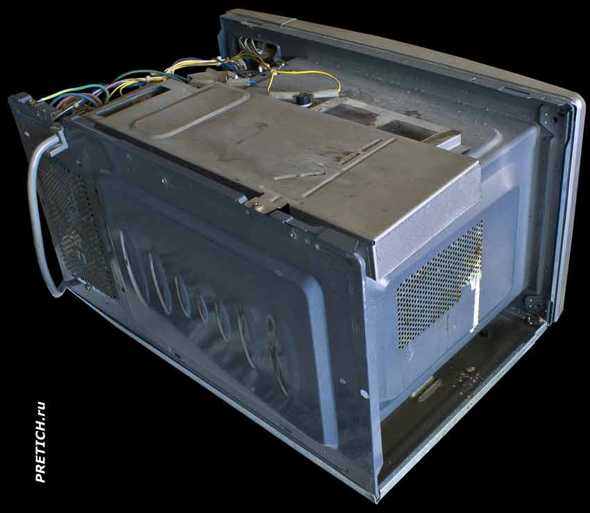 LG MH-595T разборка микроволновой печи
