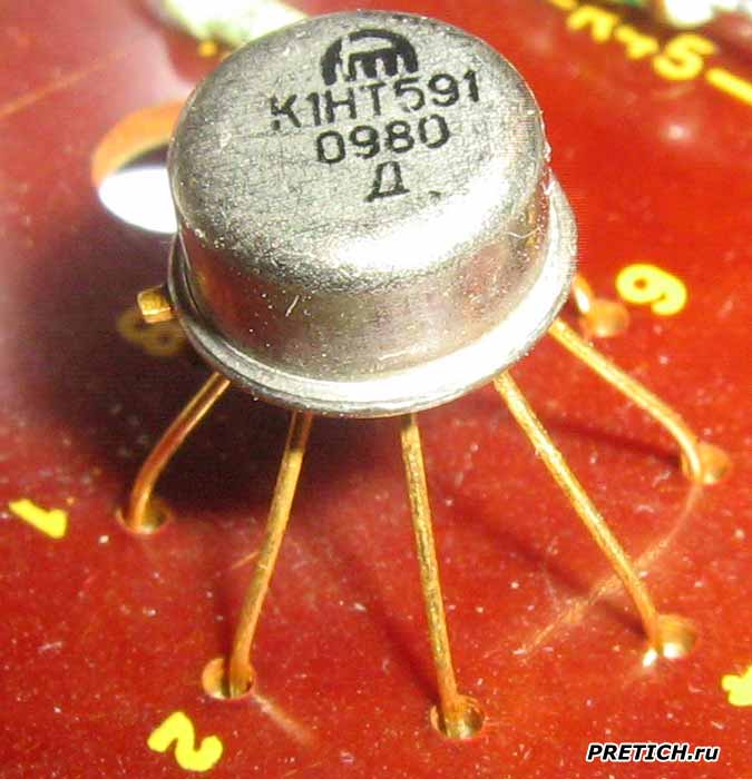 К1НТ591 микросхема, матрица из двух n-p-n транзисторов К1НТ591 микросхема, матрица из двух n-p-n транзисторов