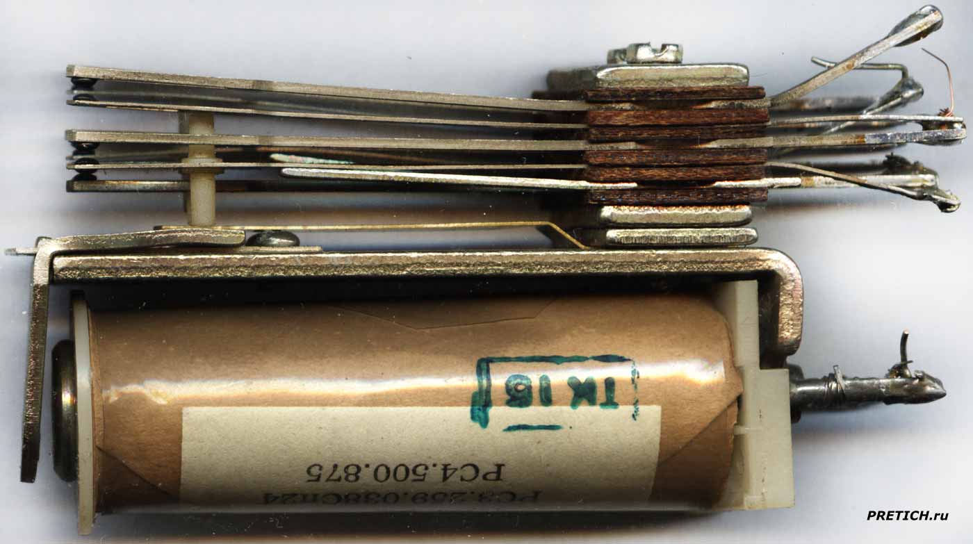 РКМ1 РС4.500.875 обзор реле, СССР РКМ1 РС4.500.875 обзор реле, СССР