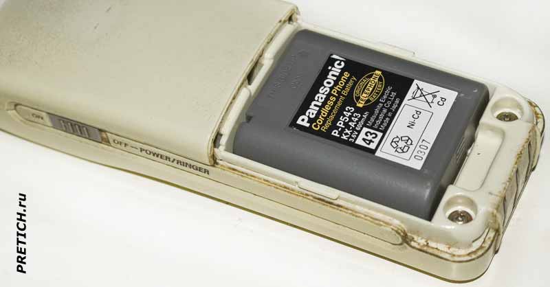 Panasonic KX-TC905-W замена аккумулятора Panasonic KX-TC905-W замена аккумулятора