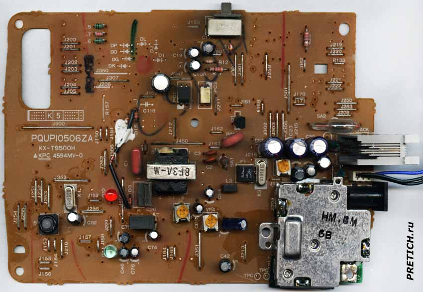 плата радиотелефона Panasonic KX-TC905-W база