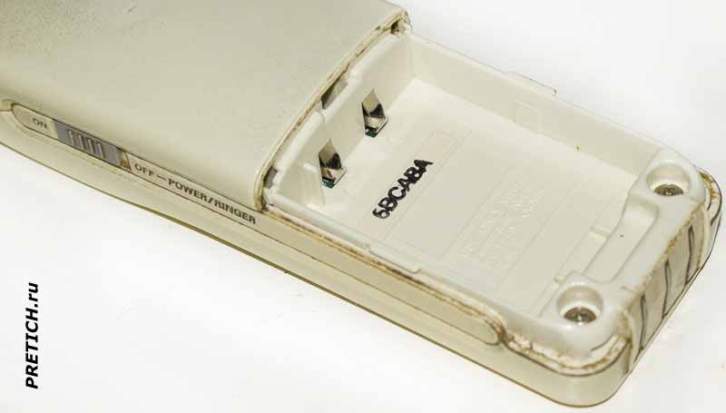 Panasonic KX-TC905-W отсек для аккумулятора Panasonic KX-TC905-W отсек для аккумулятора