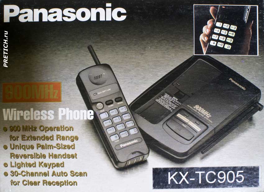 Panasonic KX-TC905-W радиотелефон, описание Panasonic KX-TC905-W радиотелефон, описание