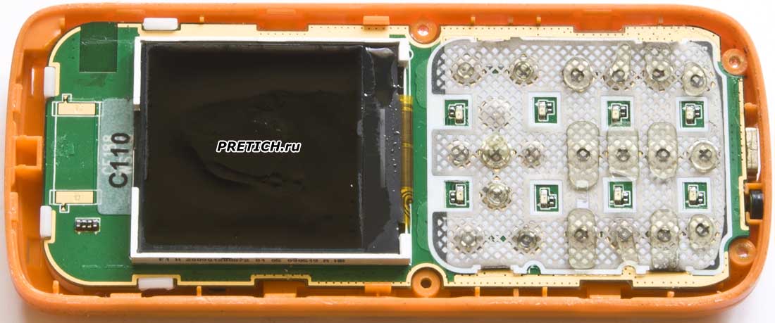 DJH C110 разборка CDMA мобильного телефона DJH C110 разборка CDMA мобильного телефона