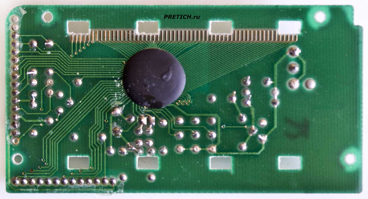 UHER TEL 50 разборка, чип ЖК-дисплея UHER TEL 50 разборка, чип ЖК-дисплея