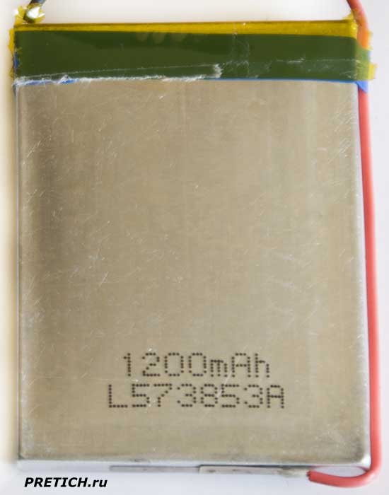 1200mAh L573853A аккумулятор в Power Bank 1200mAh L573853A аккумулятор в Power Bank