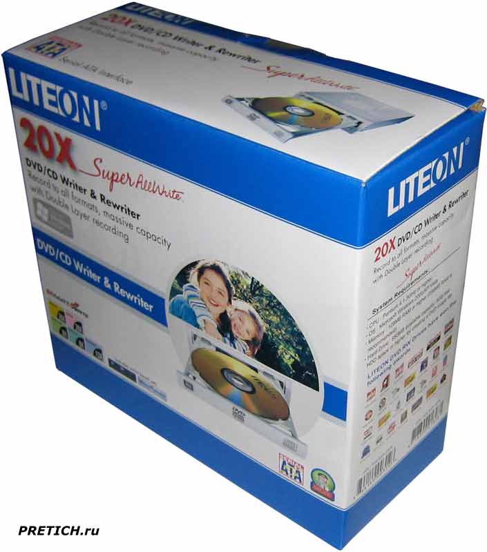 LITE-ON DH-20A3S обзор DVD-RW привода, бокс LITE-ON DH-20A3S обзор DVD-RW привода, бокс