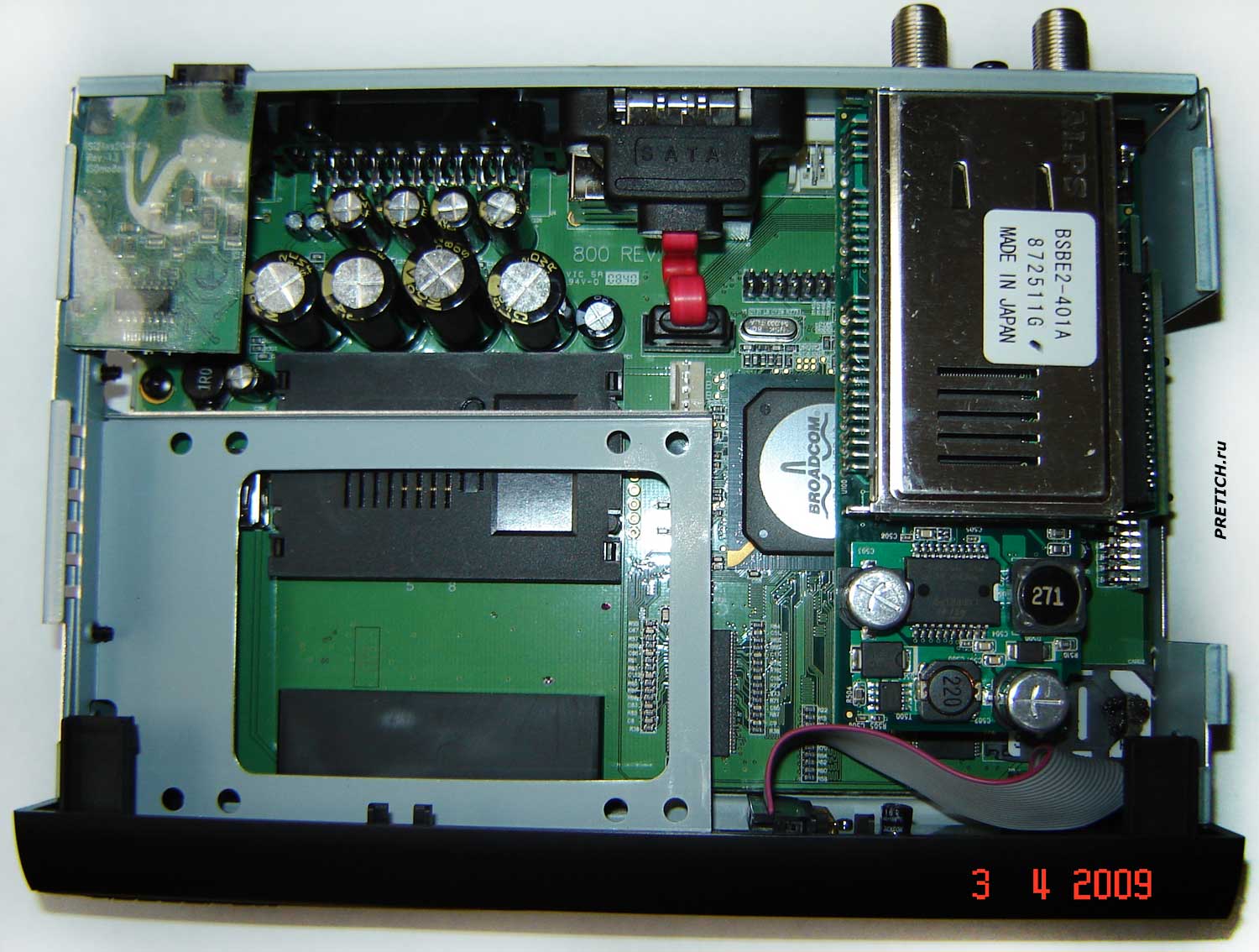Dreambox DM 800 HD PVR разборка спутникового ресивера Dreambox DM 800 HD PVR разборка спутникового ресивера