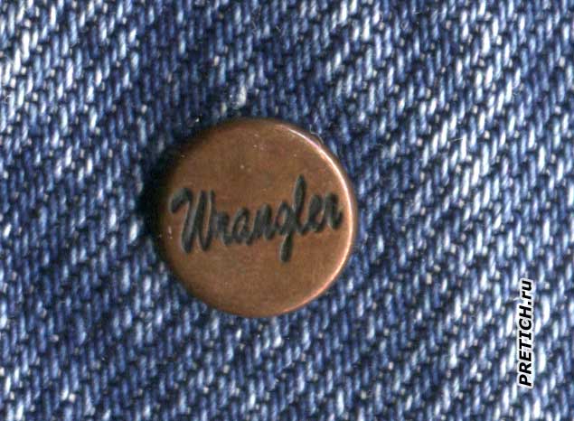 Wrangler Authentic Western пуговицы заклепки на джинсовых изделиях Wrangler Authentic Western пуговицы заклепки на джинсовых изделиях